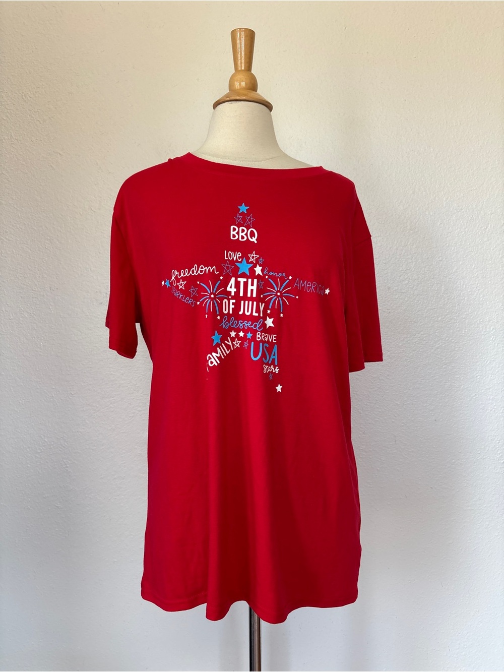 4th of July Graphic Tee - Red